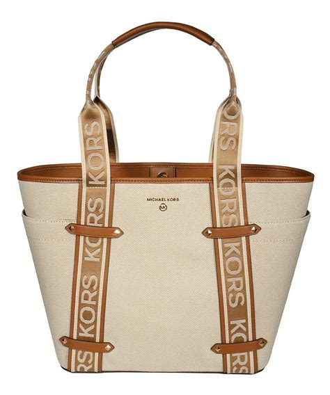 michael kors cotton canvas bag|Michael Kors maeve tote bag.